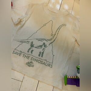 Jurassic Park Dinosaur Tee - White